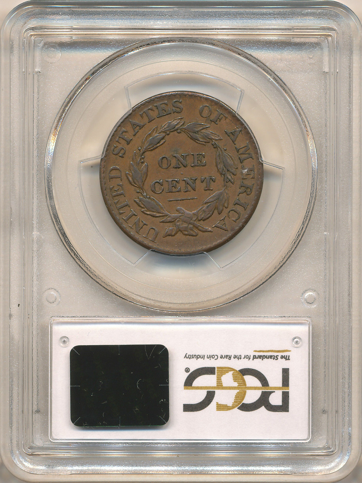 1826 1C CENT - CORONET PCGS VF35 29754438 CAC Rev Slab.jpg