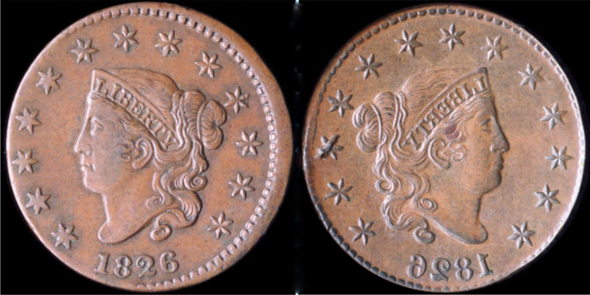 1826 N-09    Grb VF25  Obv Brockage.jpg