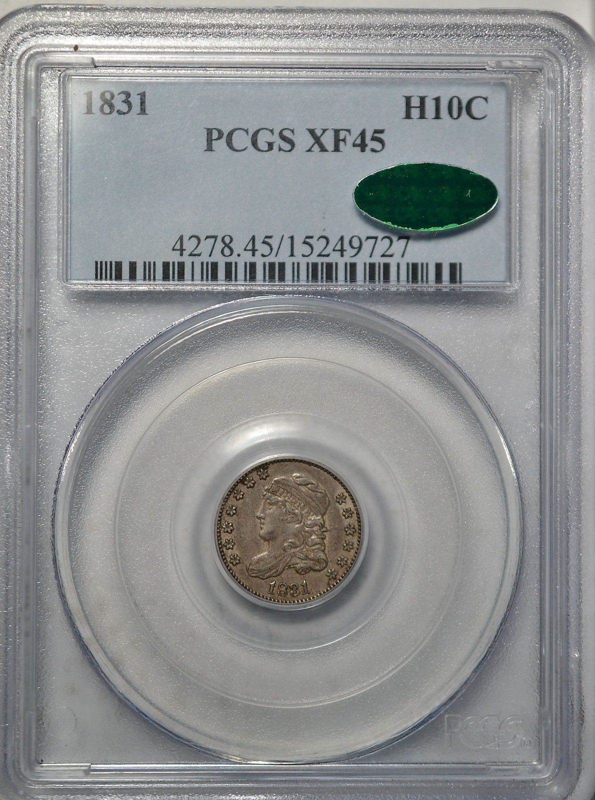 1831 H10C PCGS XF45 CAC Obv Slab Seller.jpg