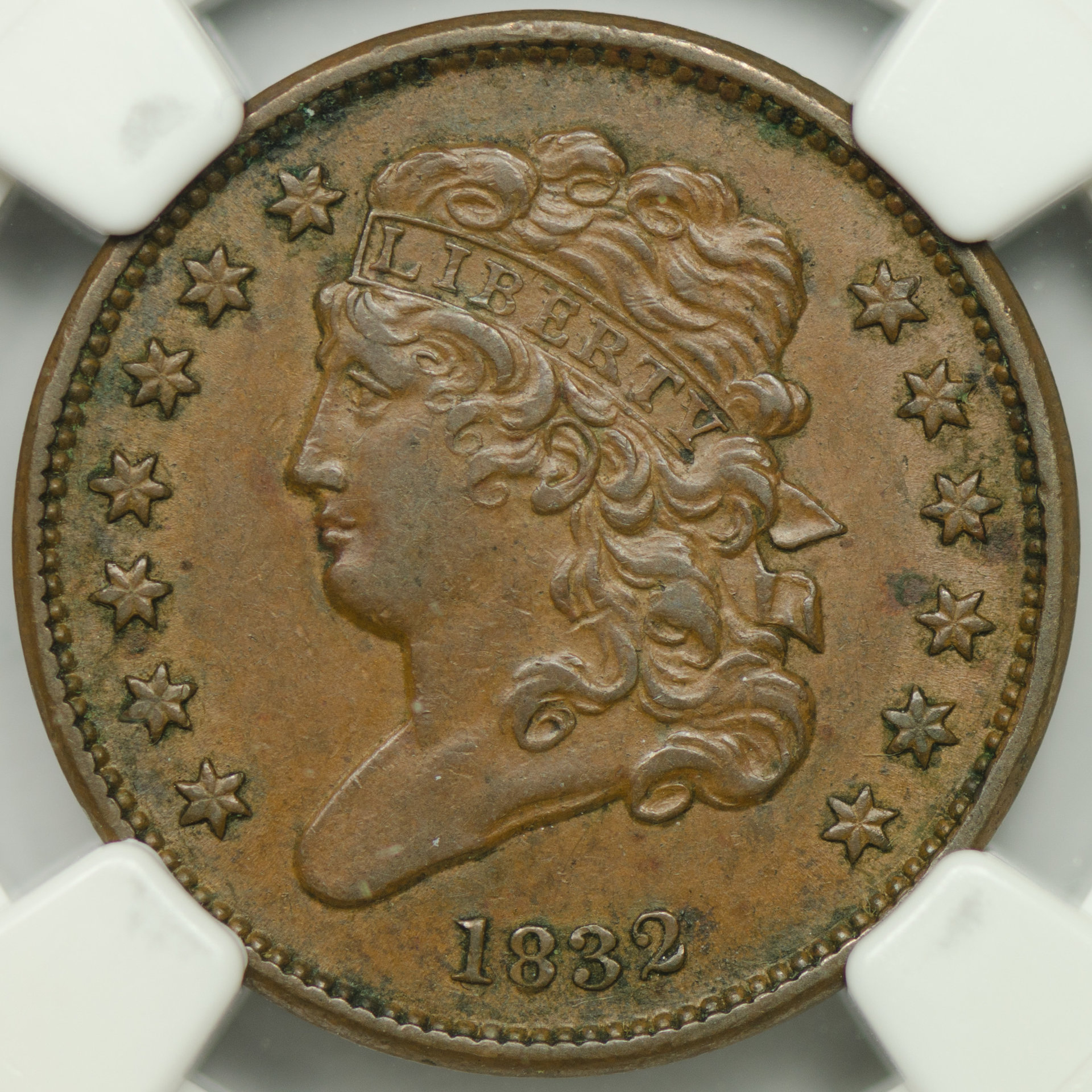 1832 H1C HALF CENT - CLASSIC HEAD NGC AU55BROWN 3417637-004 CAC Obv Closeup v2.jpg