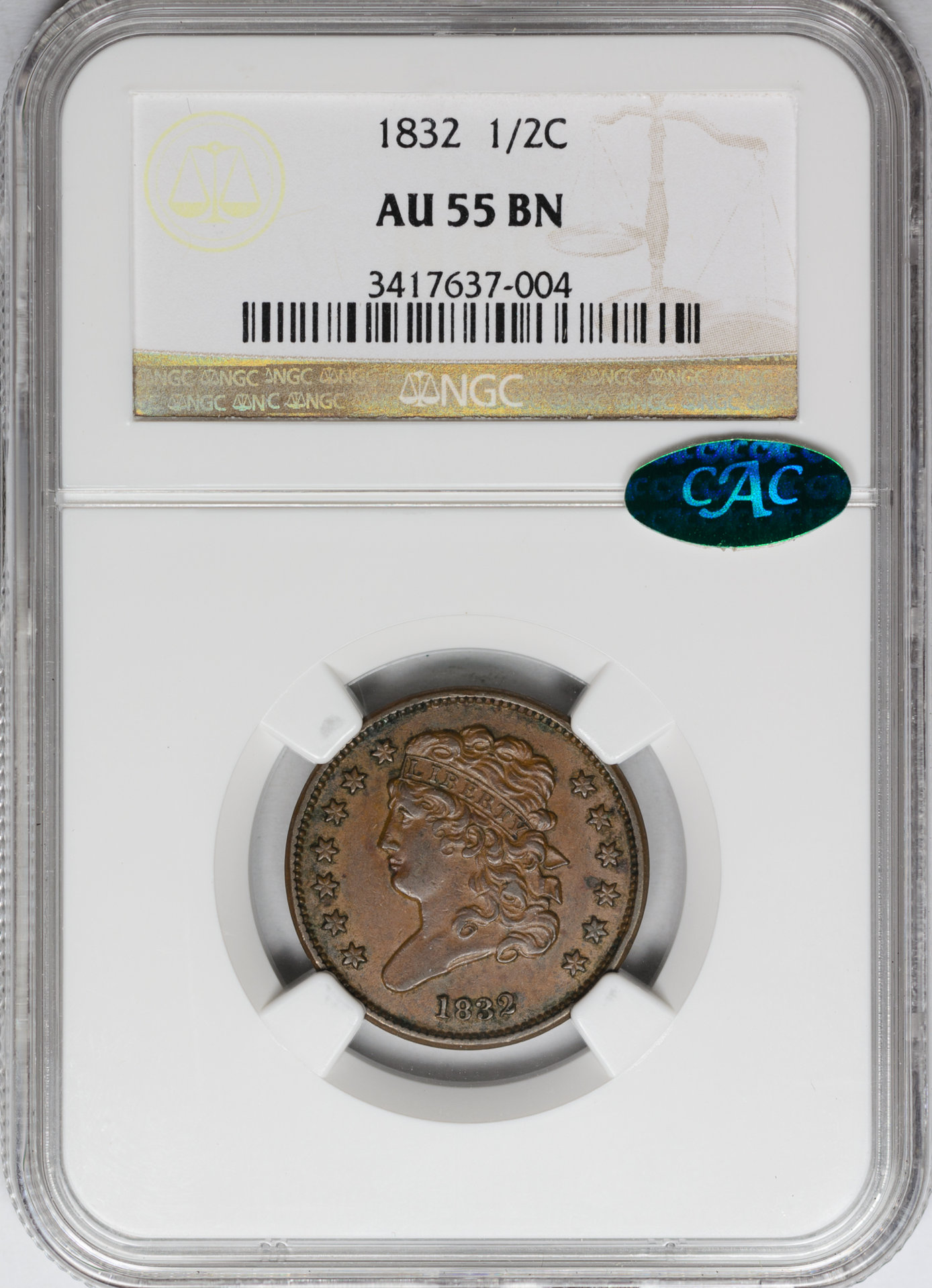 1832 HALF CENT - CLASSIC HEAD NGC AU55BROWN 3417637-004 CAC Obv Slab v2.jpg