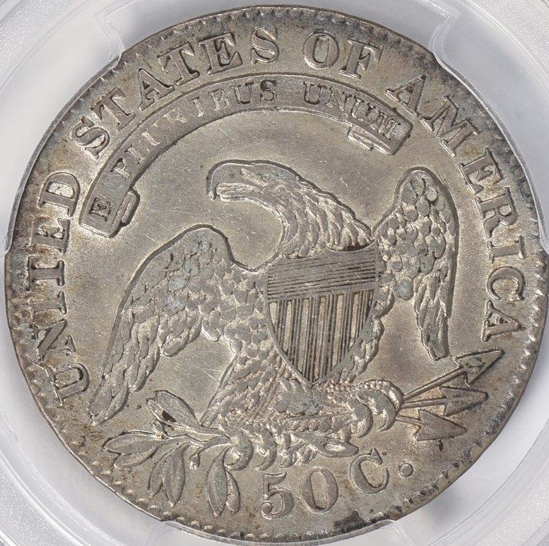 1833 Capped Bust Half Dollar PCGS XF45 Reverse a.jpg
