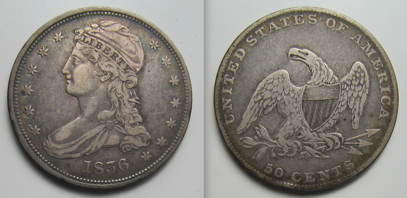 1836 Reeded Edge Half Dollar - OBV - REV - May 2022 - March 2025.png
