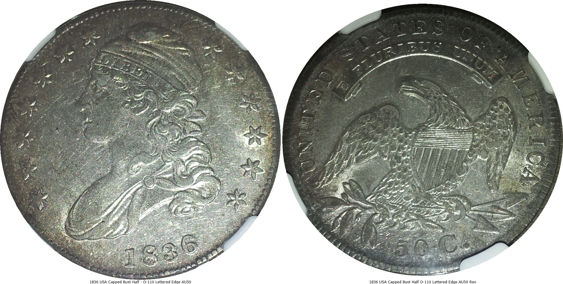 1836 USA Capped Bust Half - O-110 Lettered Edge AU50-tile.jpg