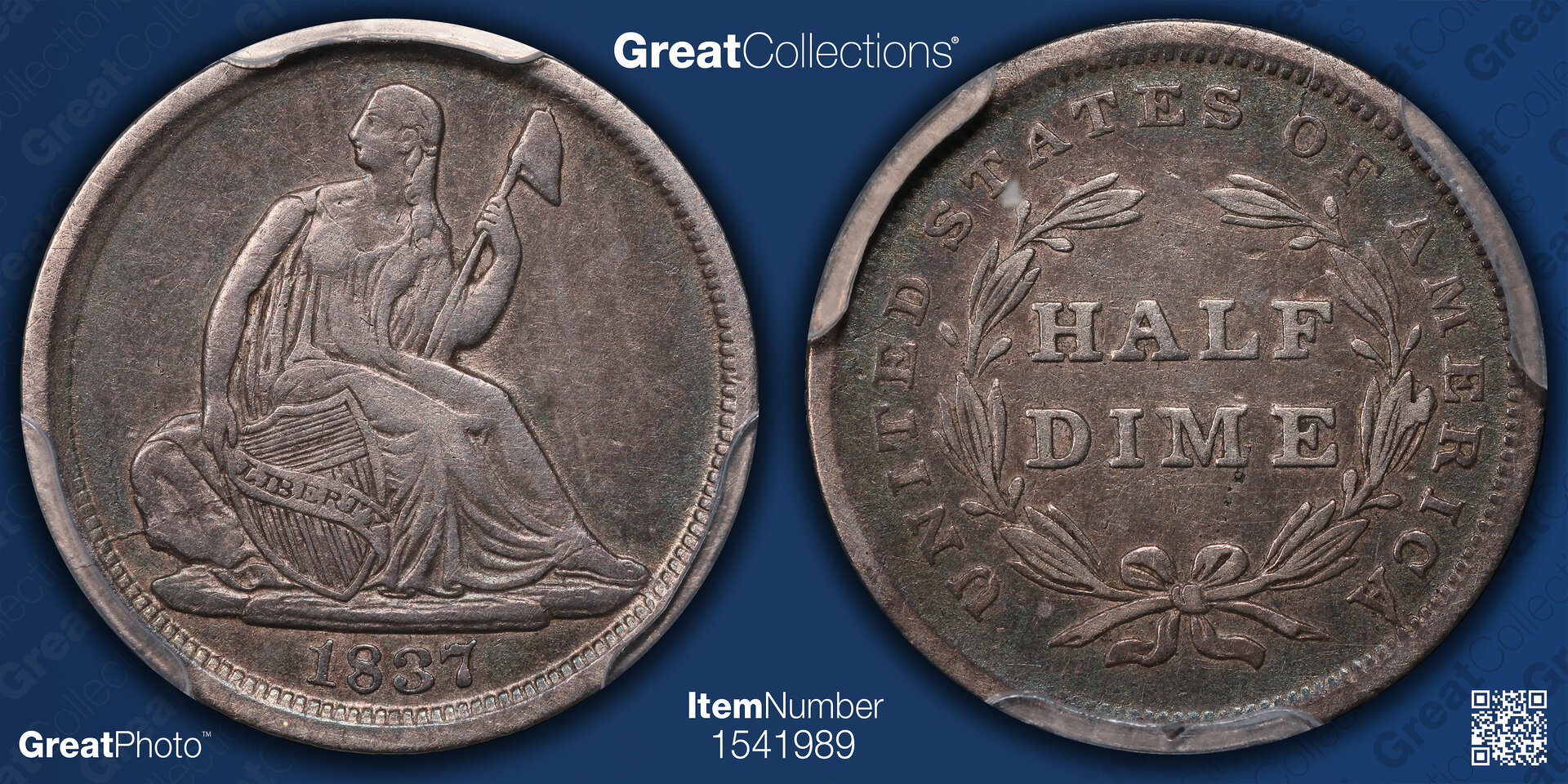 1837 5C HALF DIMES - SEATED LIBERTY NO STARS LARGE DATE PCGS VF30 48137615 GC GreatPhoto.jpg