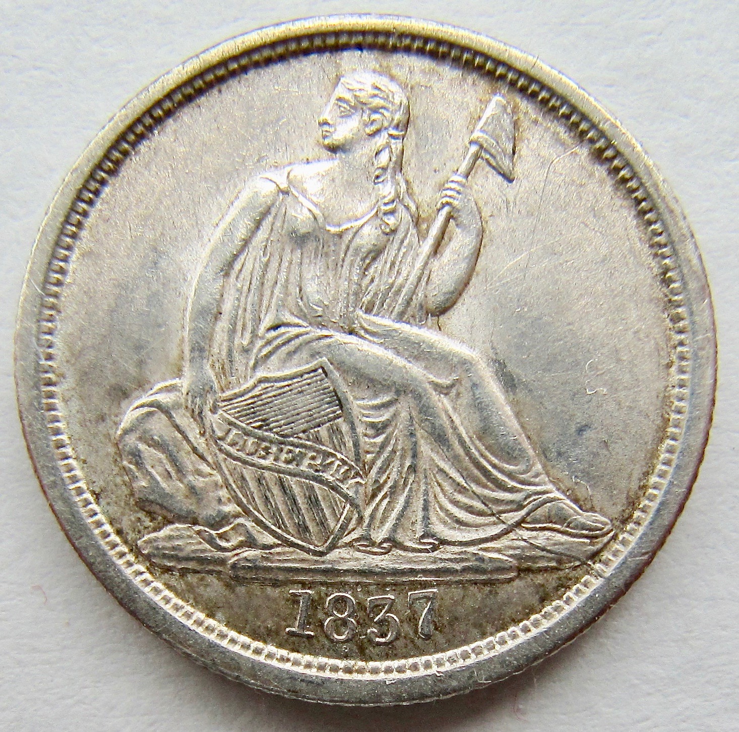 1837 Seated Dime OBVXX N very good - BEST picture  - 1.jpg