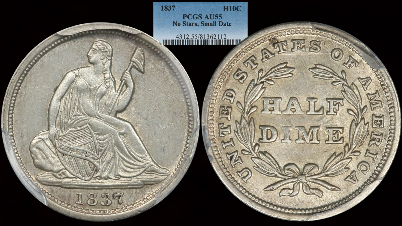 1837SeatedHalfDime PCGSAU55.jpg