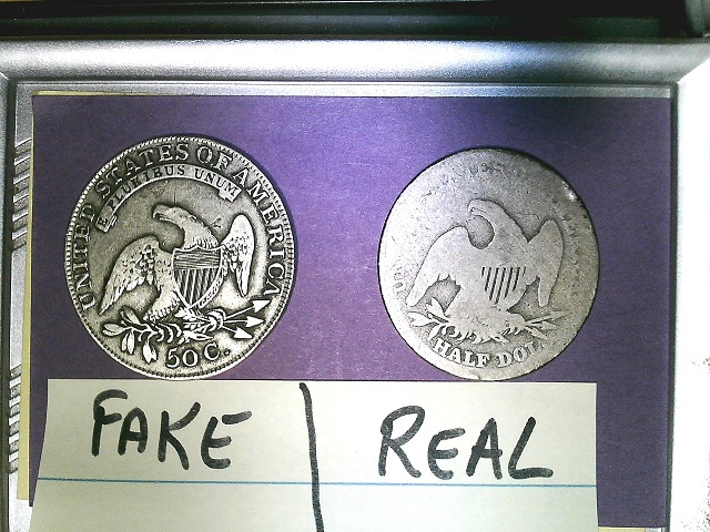 1838 Half Dollar and fake Rev.jpg