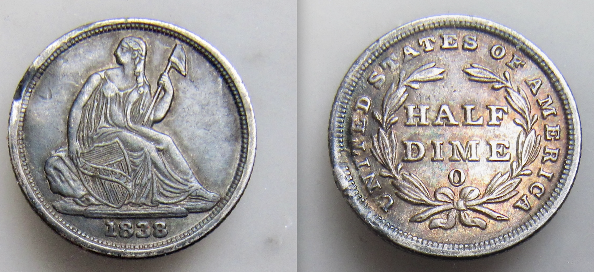 1838 O Half Dime Ebay 2023 OBV:REV - VGP larger - 2023.png
