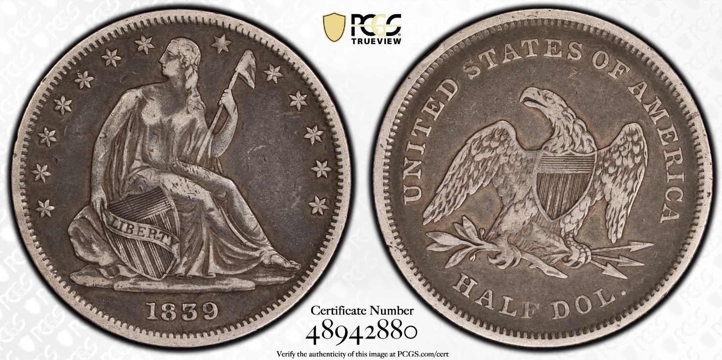1839 WB PCGS VF25 Trueview.jpg
