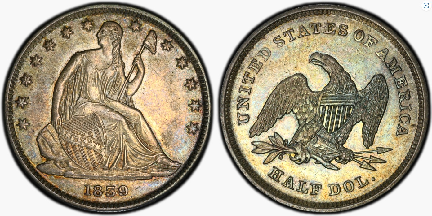1839 WD PCGS AU55 Trueview.jpg