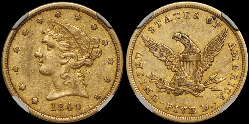 1840 $5 Composite Wide-Broad Mill w CAC NGC AU55.jpg