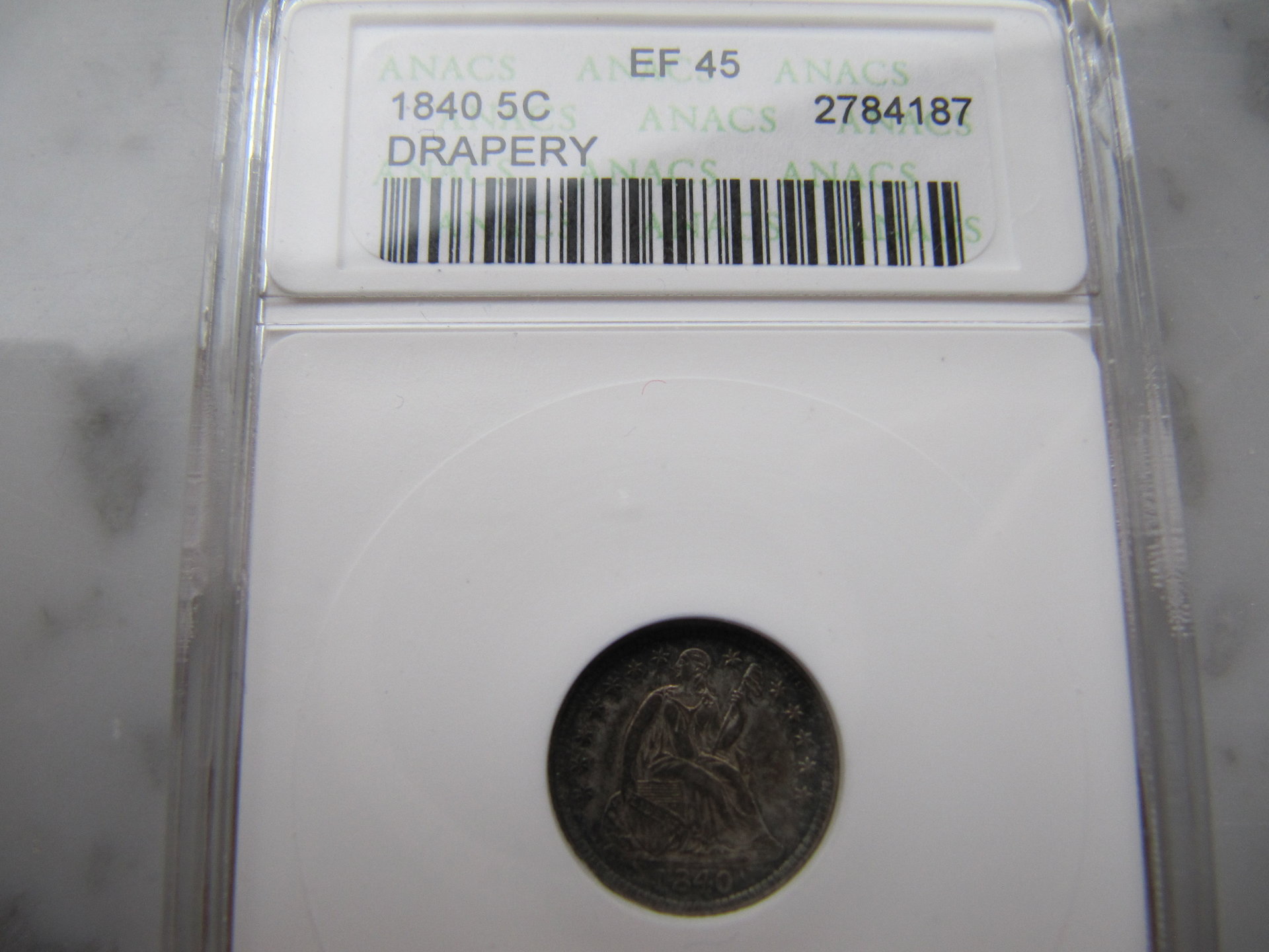1840 dime ANACS EF 45 Slab - 1.jpg