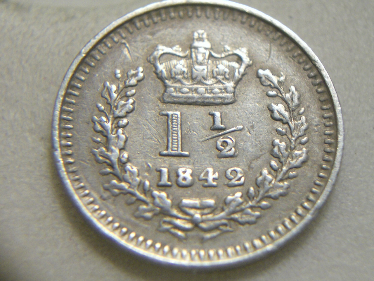 1842 1 1Half Pence Rev.JPG
