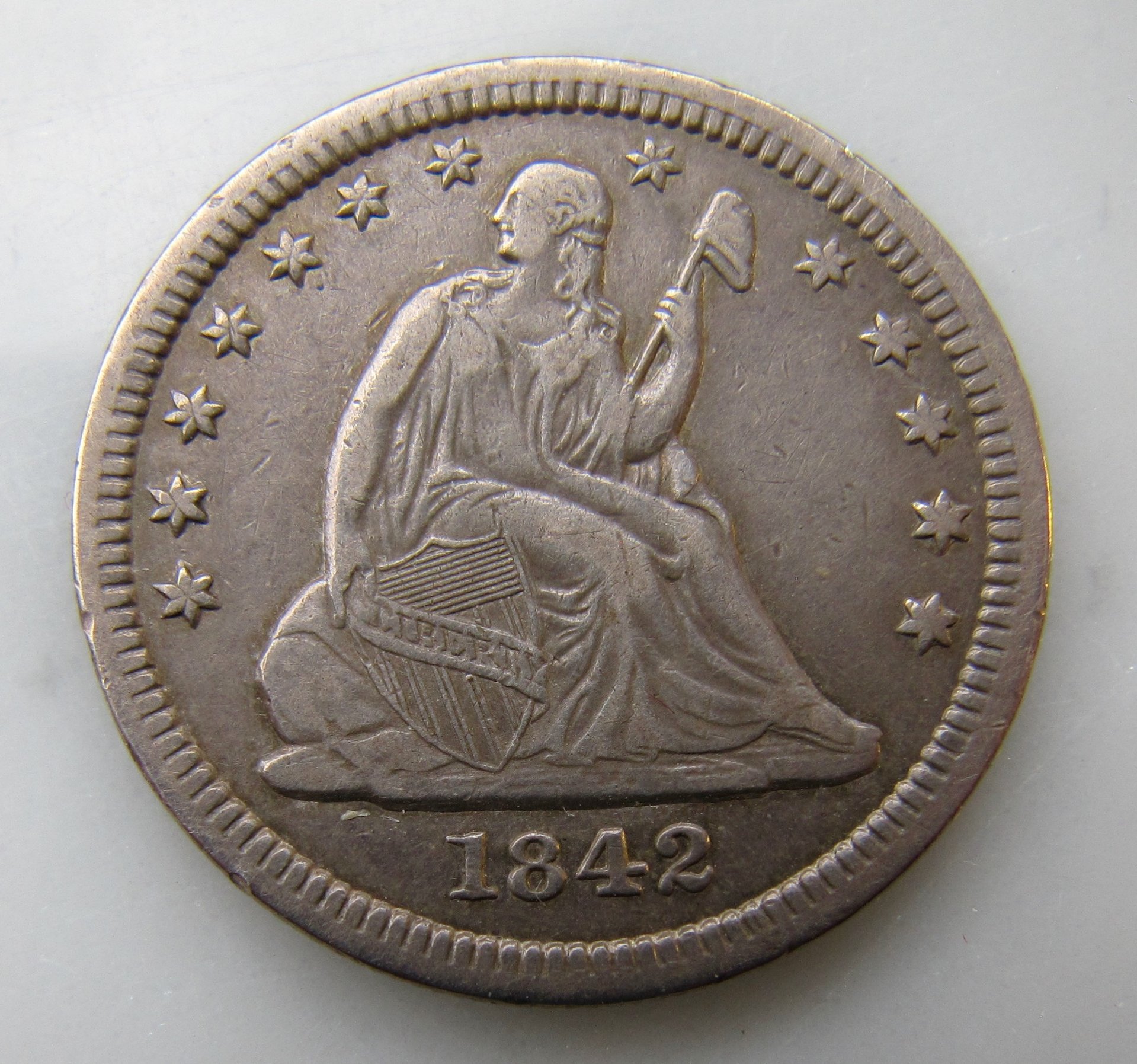 1842-O seated quarter OBV- better - 1.jpg