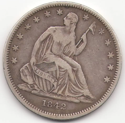 1842 SD LL VF30 50C obverse.PNG