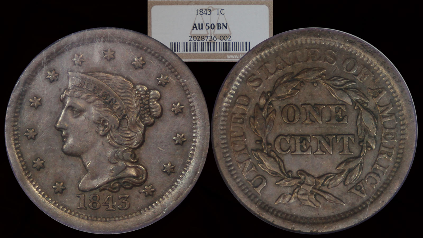 1843 Large Cent Mature Head AU50 BN.jpg