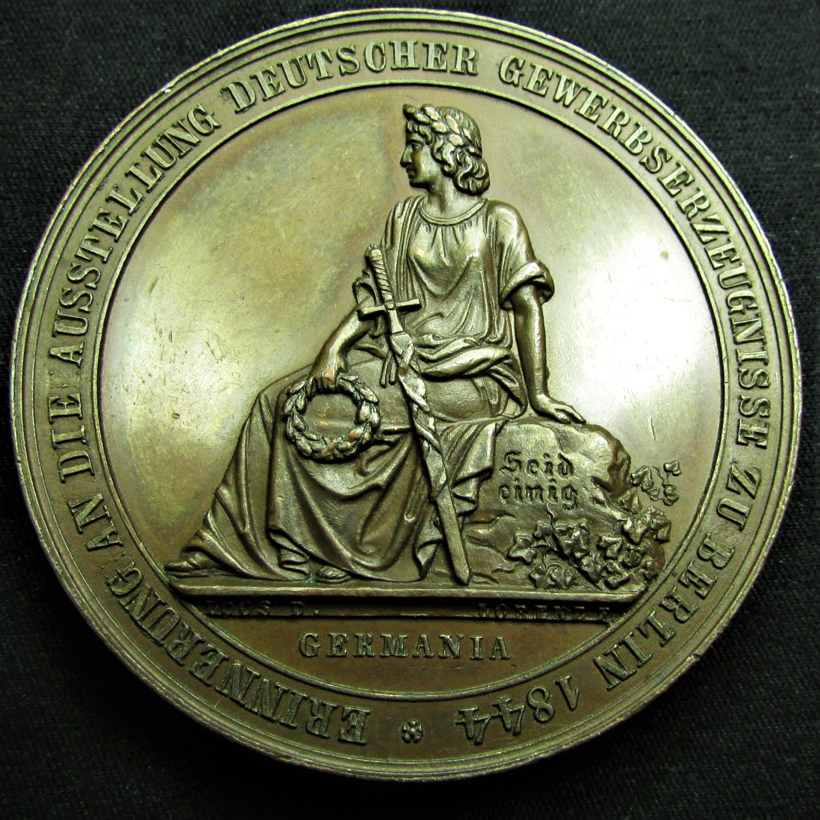 1844 German Industrial Exhibition - Railroad Medal - obverse.JPG