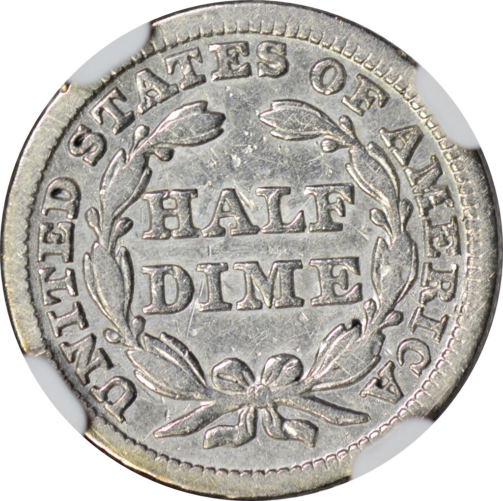 1846 half dime reverse.jpg