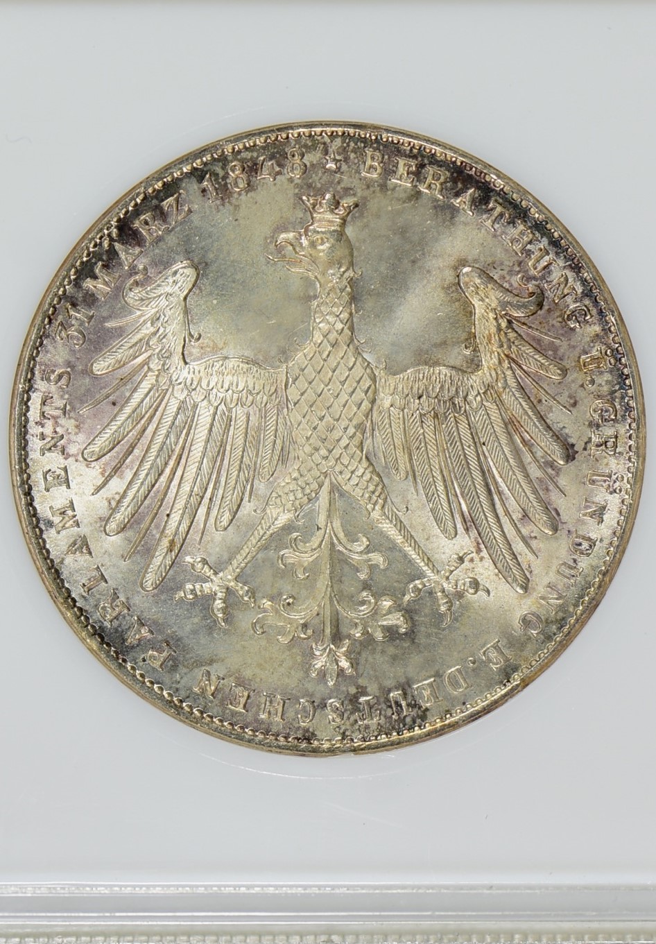 1848 Frankfurt 2 Gulden Constitution Convention Rev.jpg