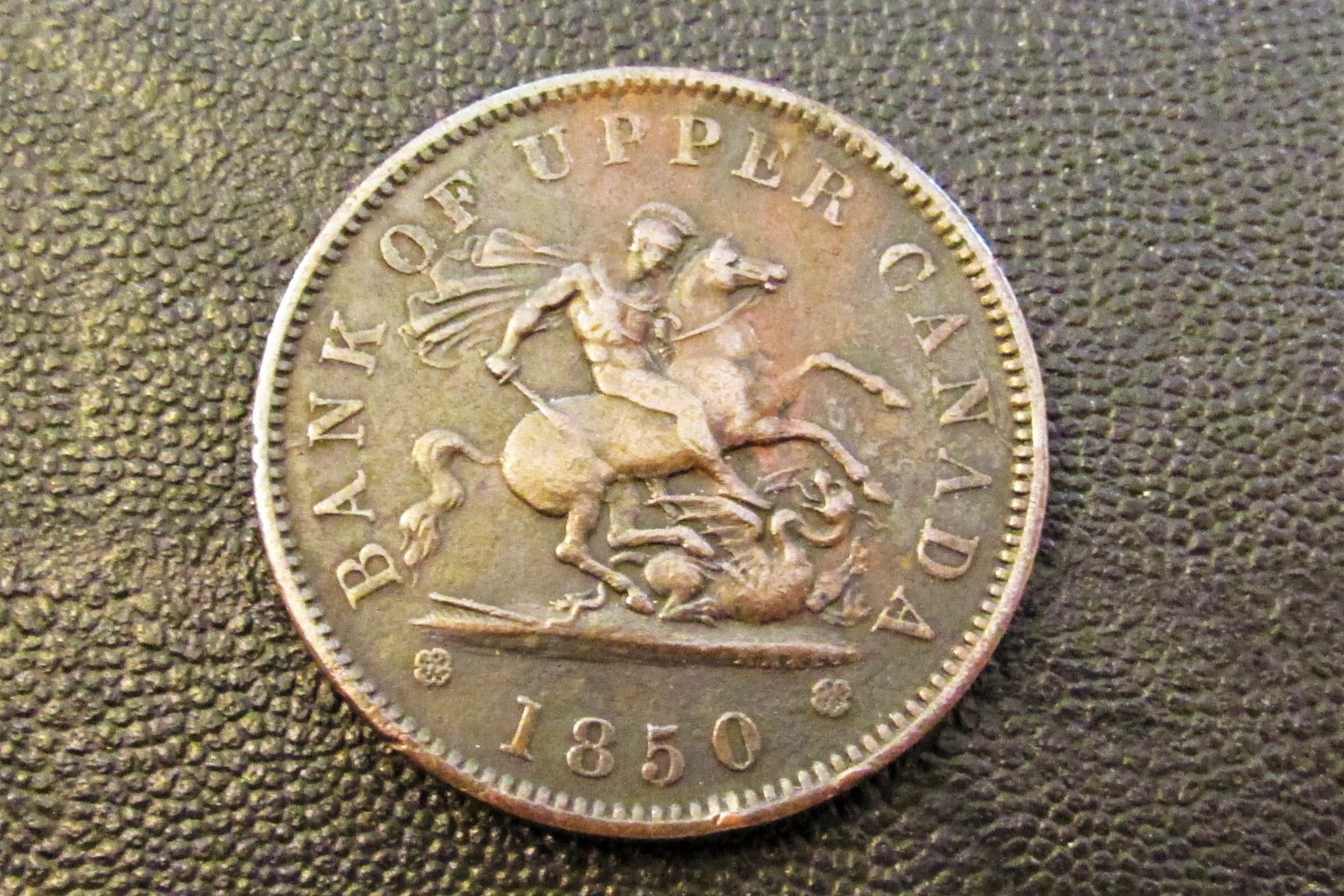 1850 Bank of Upper Canada Token - obverse.JPG