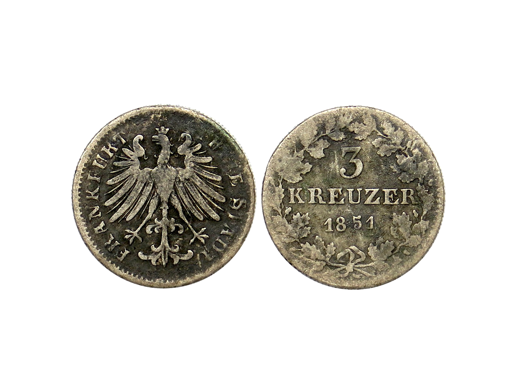 1851 Frankfurt 3 Kreuzer.png