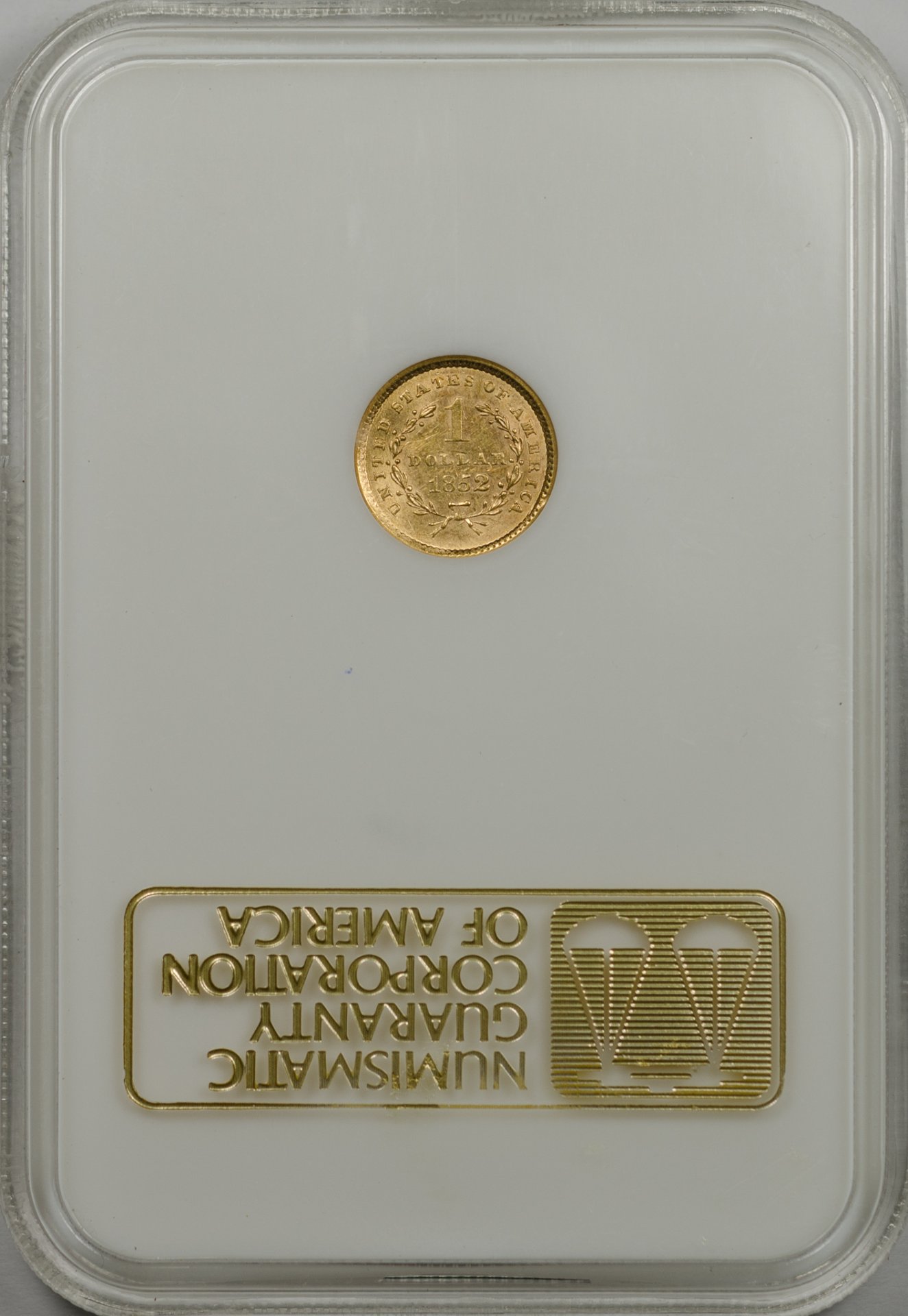1852 G$1 GOLD DOLLAR TYPE 1 NGC AU55 127444-009 CAC gold Rev Slab.jpg