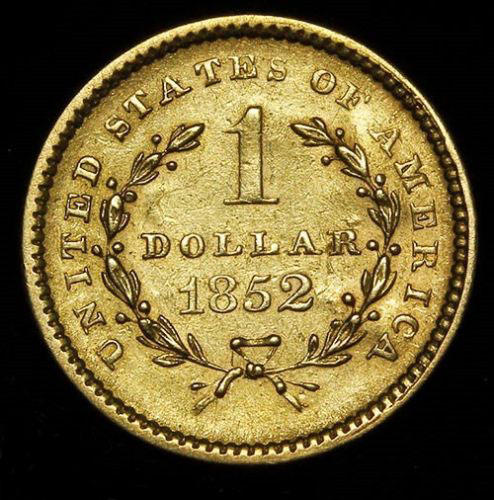 1852 Gold Dollar 1$ Lberty Type 1 rev.jpg