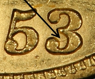 1853-2 $10 overdate closeup a.jpg