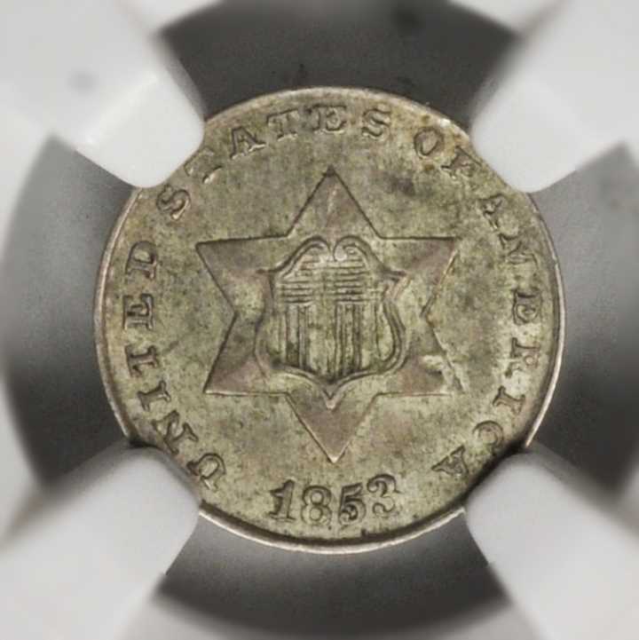 1853 3CS NGC AU58 2043913-028 Obv Closeup Seller.jpg
