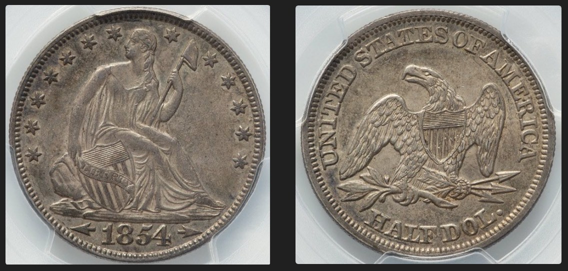 1854 PCGS AU53 CAC both sides.jpg