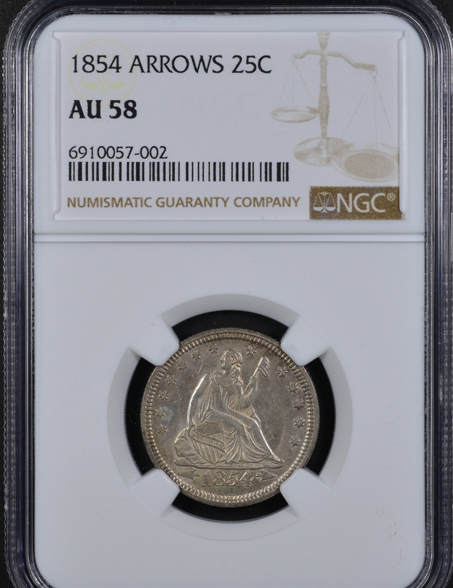 1854 Quarter Arrows No Rays Slab Obv.jpg
