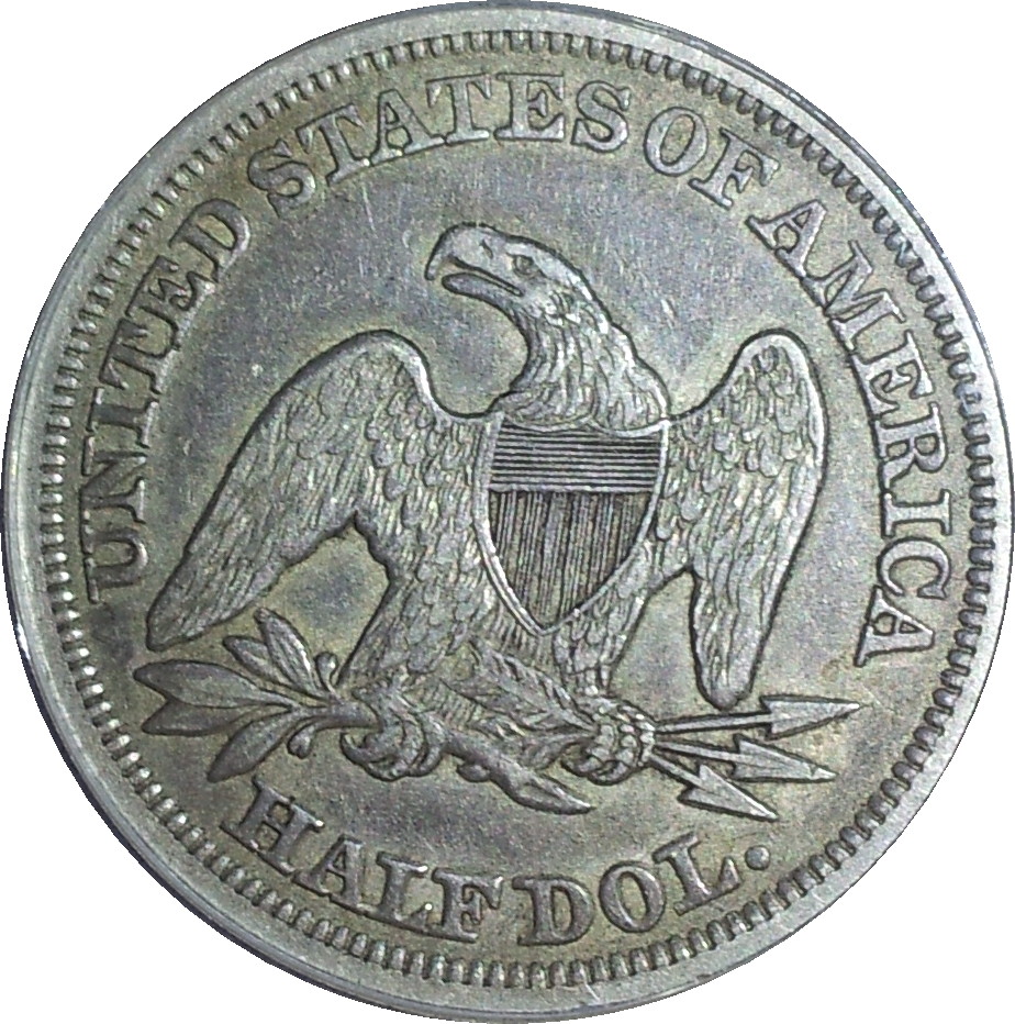 1854 USA Half Dollar EF45 Rev.JPG