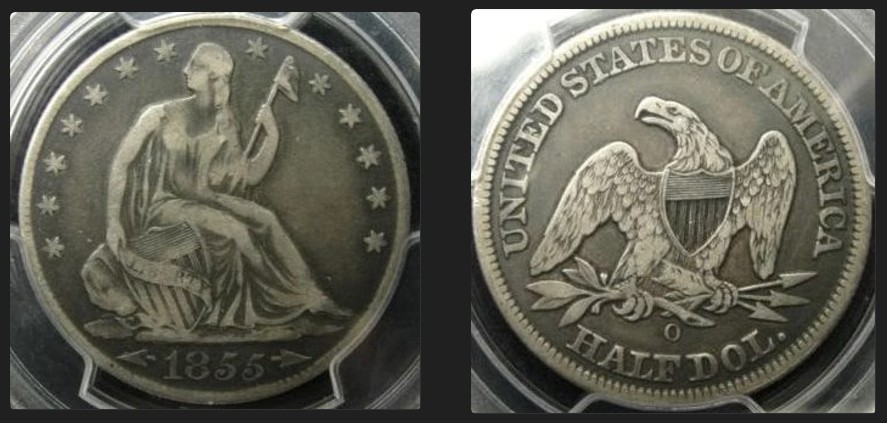 1855-O PCGS VF25 50C both sides.JPG
