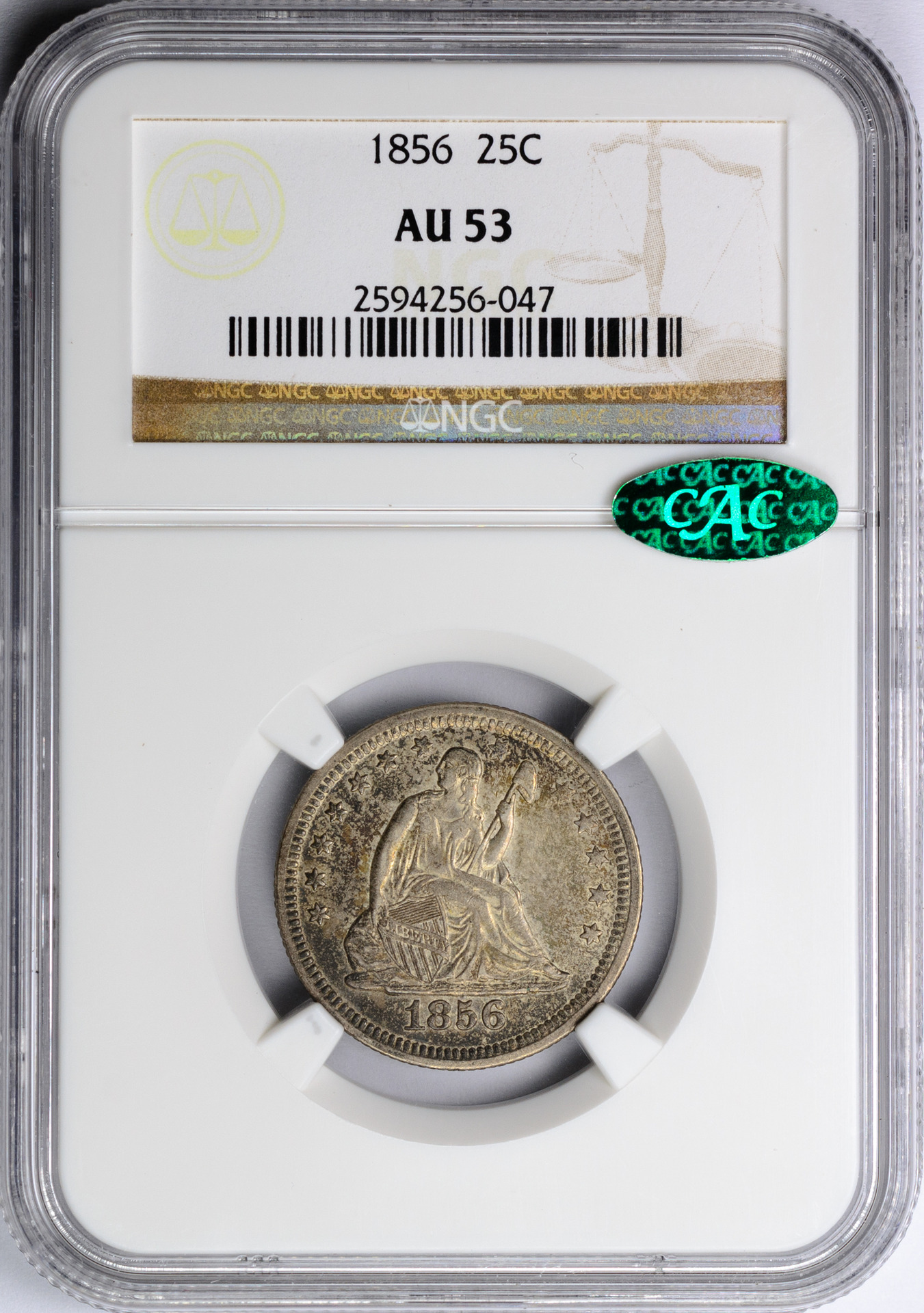 1856 25c Obv Slab AU53 CAC v2.jpg