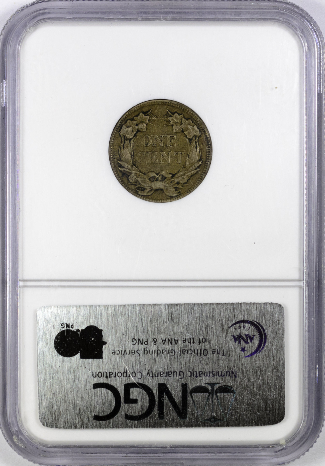 1857 1C CENT - FLYING EAGLE NGC XF45 2115737-003 CAC Rev Slab.jpg