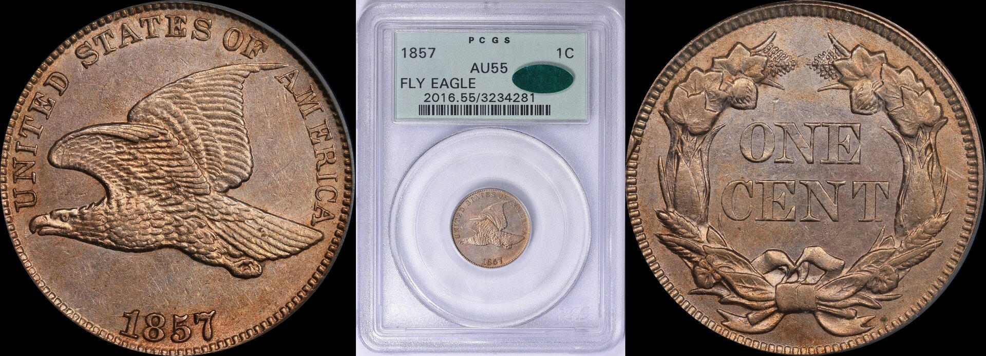 1857 Flying Eagle Cent PCGS AU-55 A.jpg