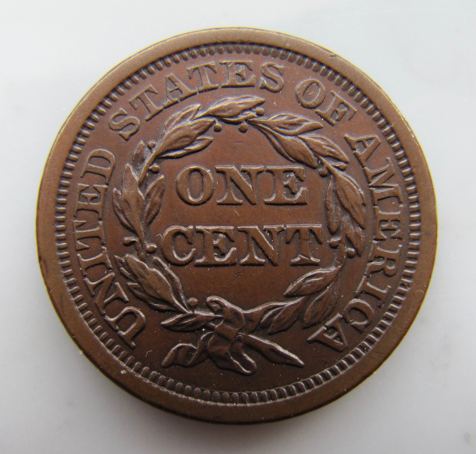 1857 large Cent OBV - 1.jpg