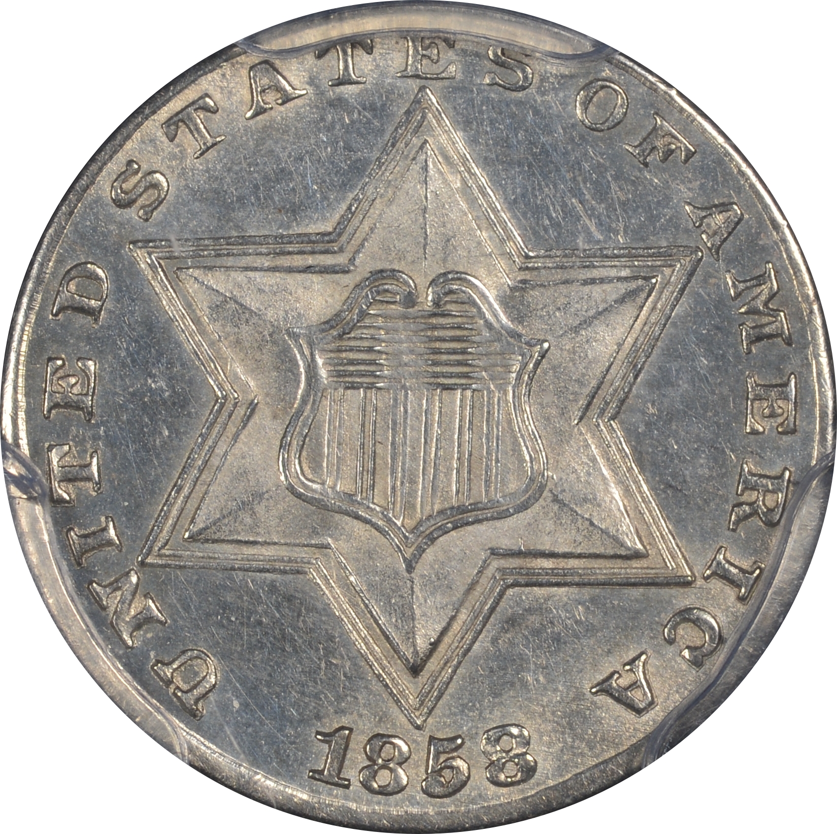 1858 3C Silver Type 2 Obv.jpg