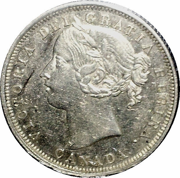 1858 Canada Twenty Cents EF40 Obv.JPG