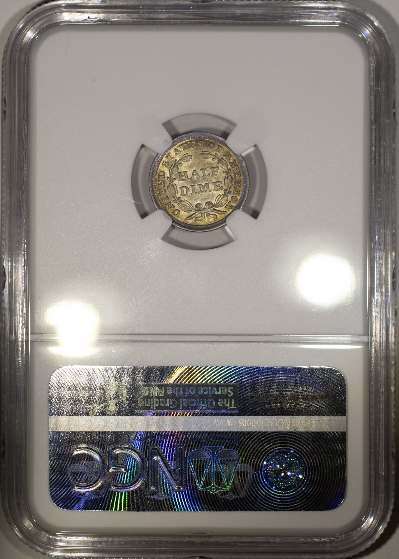 1858 HALF DIME SEATED LIBERTY, STARS OBVERSE NGC AU58 1872761-005 CAC Rev Slab New Macro.jpg
