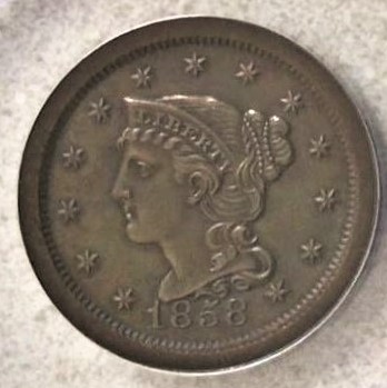 1858 Large Cent - obverse - cropped.jpg