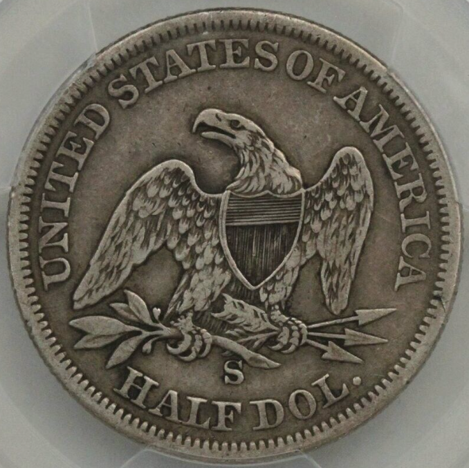 1858-S WB2 PCGS VF35 reverse.png
