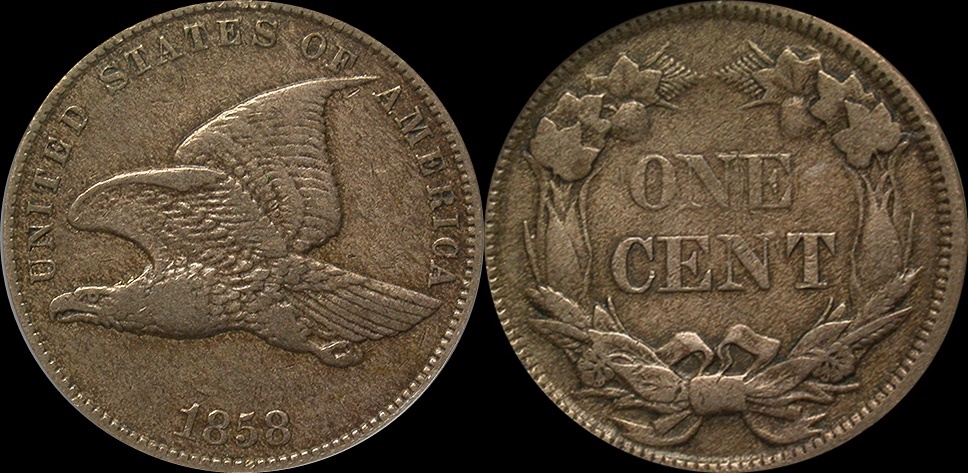 1858 Small Letters FE 1c low leafs 3-horz.jpg