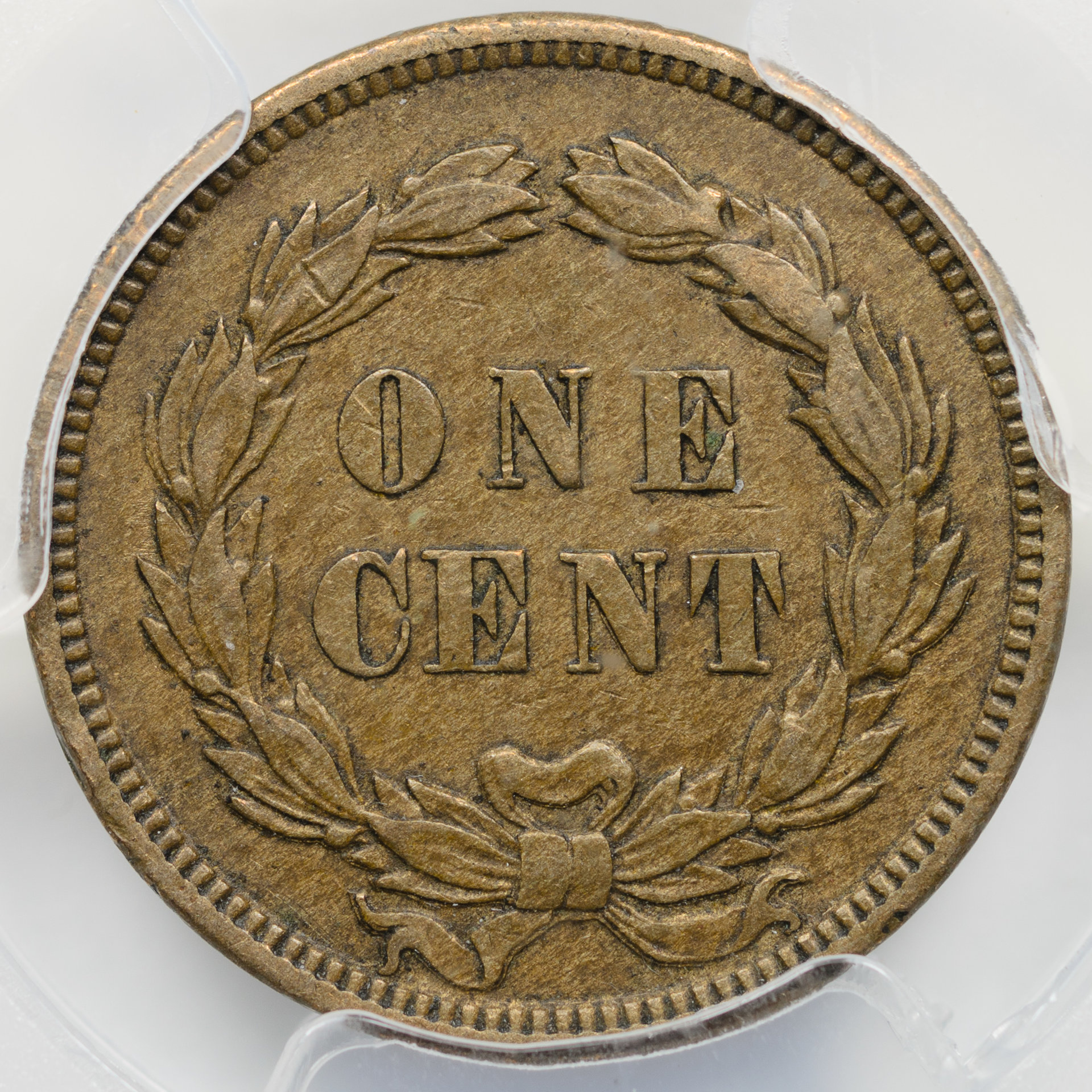 1859 1C CENT - INDIAN HEAD, COPPER-NICKEL PCGS AU55 29826603 CAC Rev Closeup.jpg