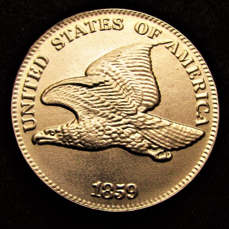 1859 Flying Eagle Cent - Die Pair 1 - obverse.JPG