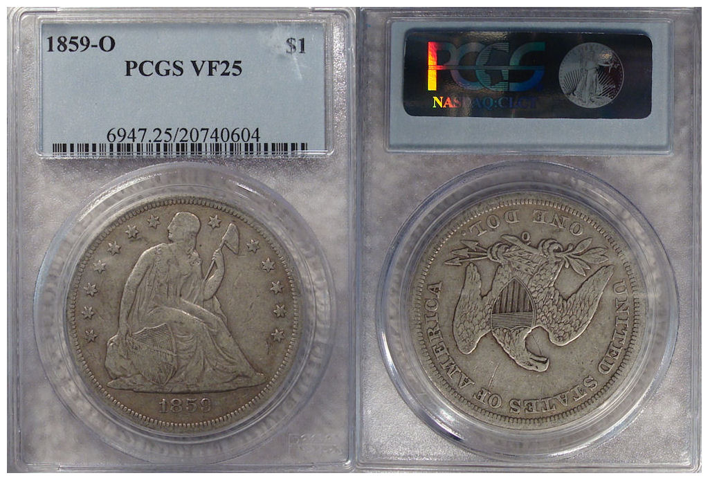 1859O Seated Dollar PCGS VF25.jpg