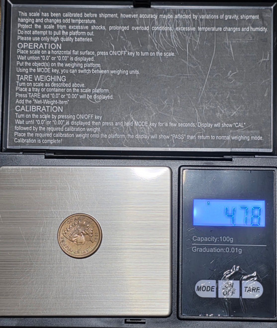 1861 1C weight PCGS No Service.jpg