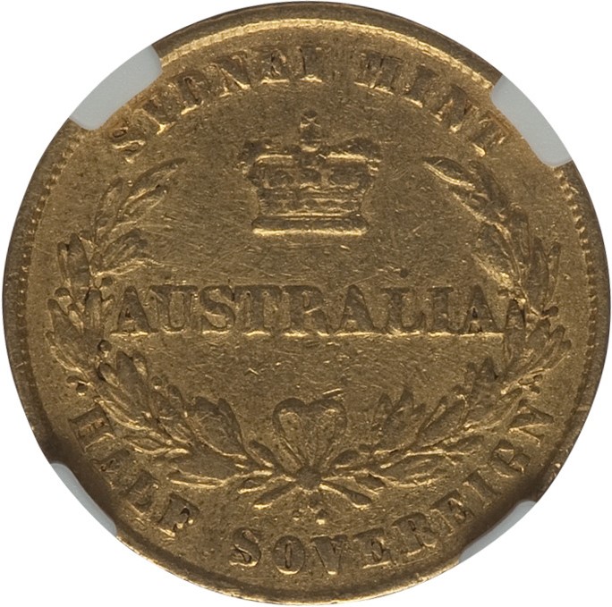 1861 Aus half sov VF35 Rev.jpg