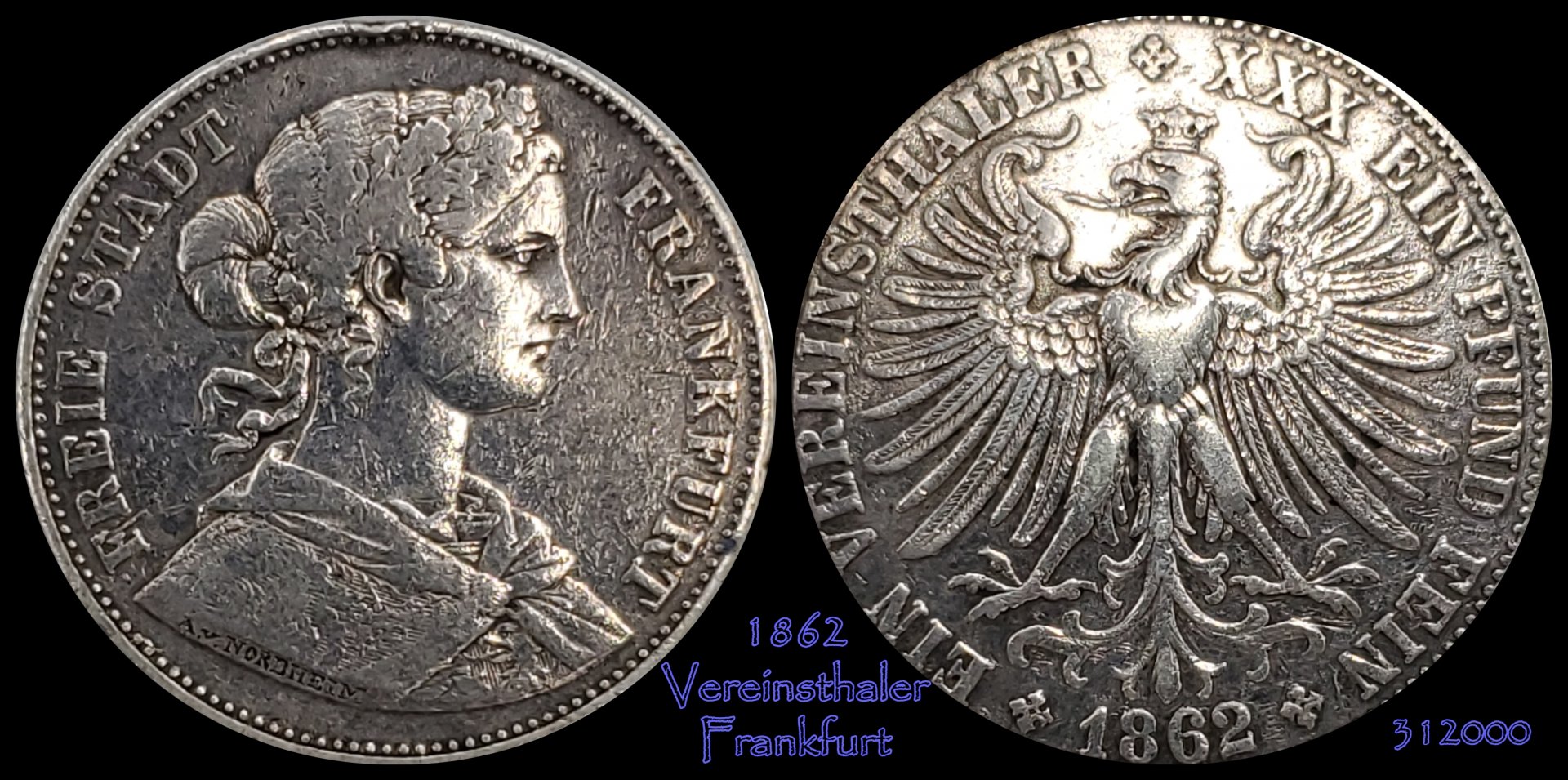 1862 Frankfurt Vereinsthaler.jpg